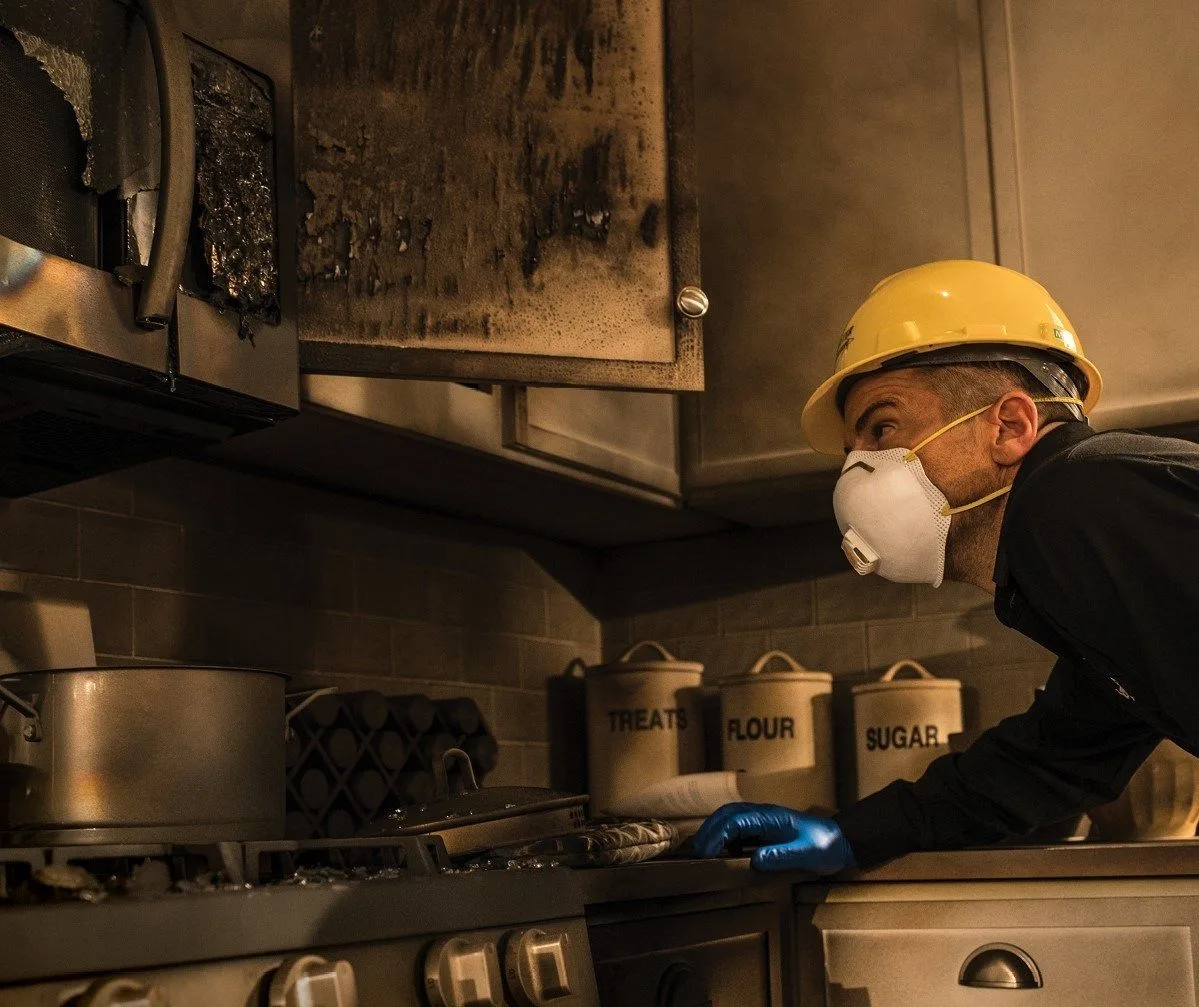 Fire damage restoration